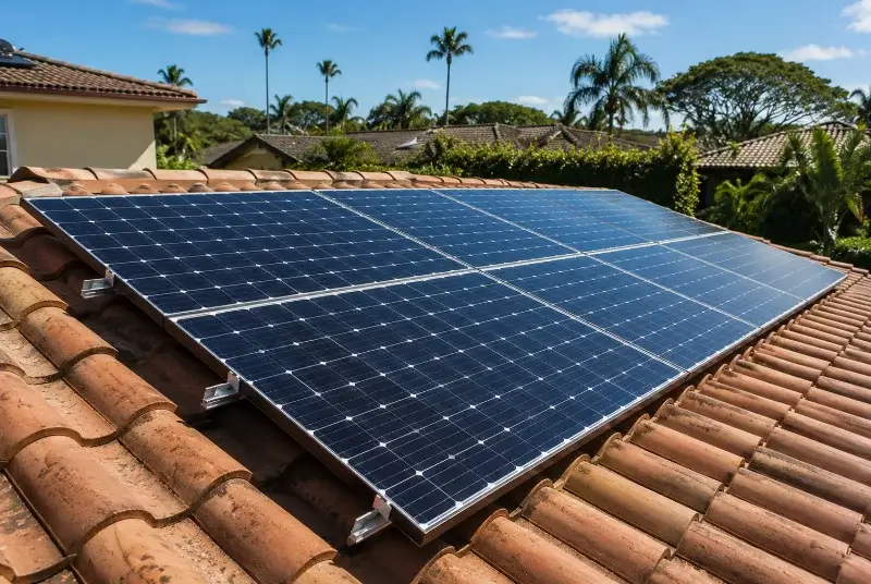 Installation de panneaux solaires à Saint-Martin-de-Bernegoue
